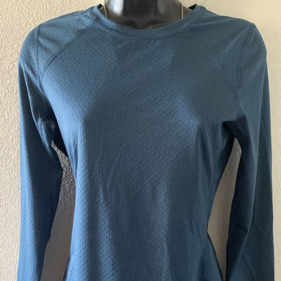 REI Co-op Lightweight Base Layer Long-Sleeve Teal Crew Top - Women's Size xs NEW - Picture 7 of 8